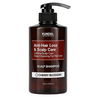 Kundal, 防止头发掉落和头皮护理洗发水，樱花香，16.9 液量盎司（500 毫升）