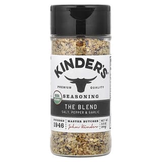 KINDER'S, Seasoning, The Blend, Salz, Pfeffer und Knoblauch, 99 g (3,5 oz.)