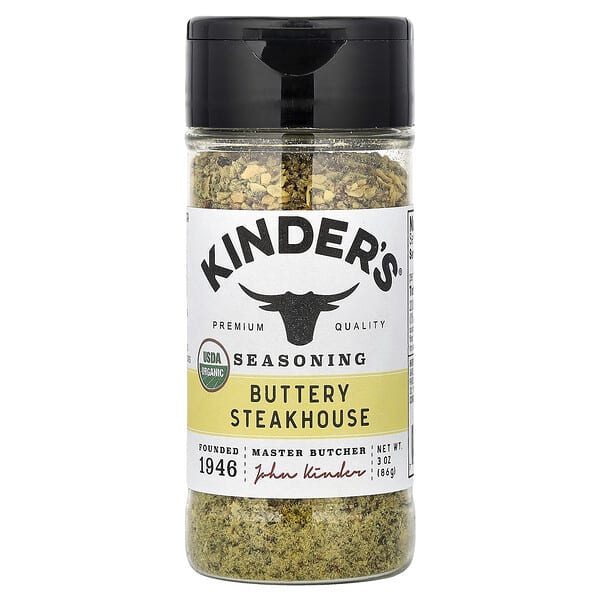 KINDER'S, 擦劑，Buttery Steakhouse，3 盎司（85 克）