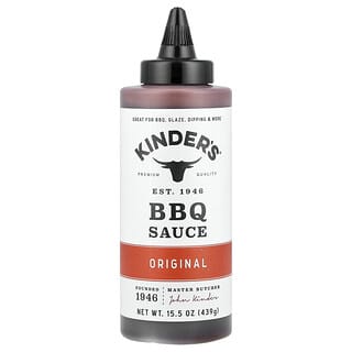 KINDER'S, Salsa BBQ, BBQ suave, 439 g (15,5 oz)