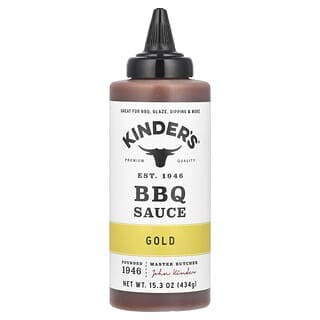 KINDER'S, BBQ Sauce, Gold, 15.3 oz (434 g)
