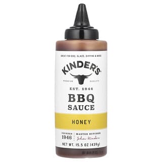 KINDER'S, BBQ Sauce, Honey, 15.5 oz (439 g)