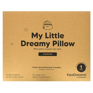 KeaBabies, Almohada My Little Dreamy, Estándar, 2-5 años, Paquete de 1