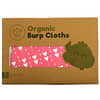 Organic Burp Cloths, Pink Dreams,  5 Pack