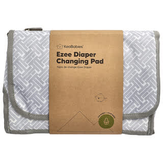KeaBabies, Ezee Diaper Changing Pad, For Babies, Gray, 1 Count