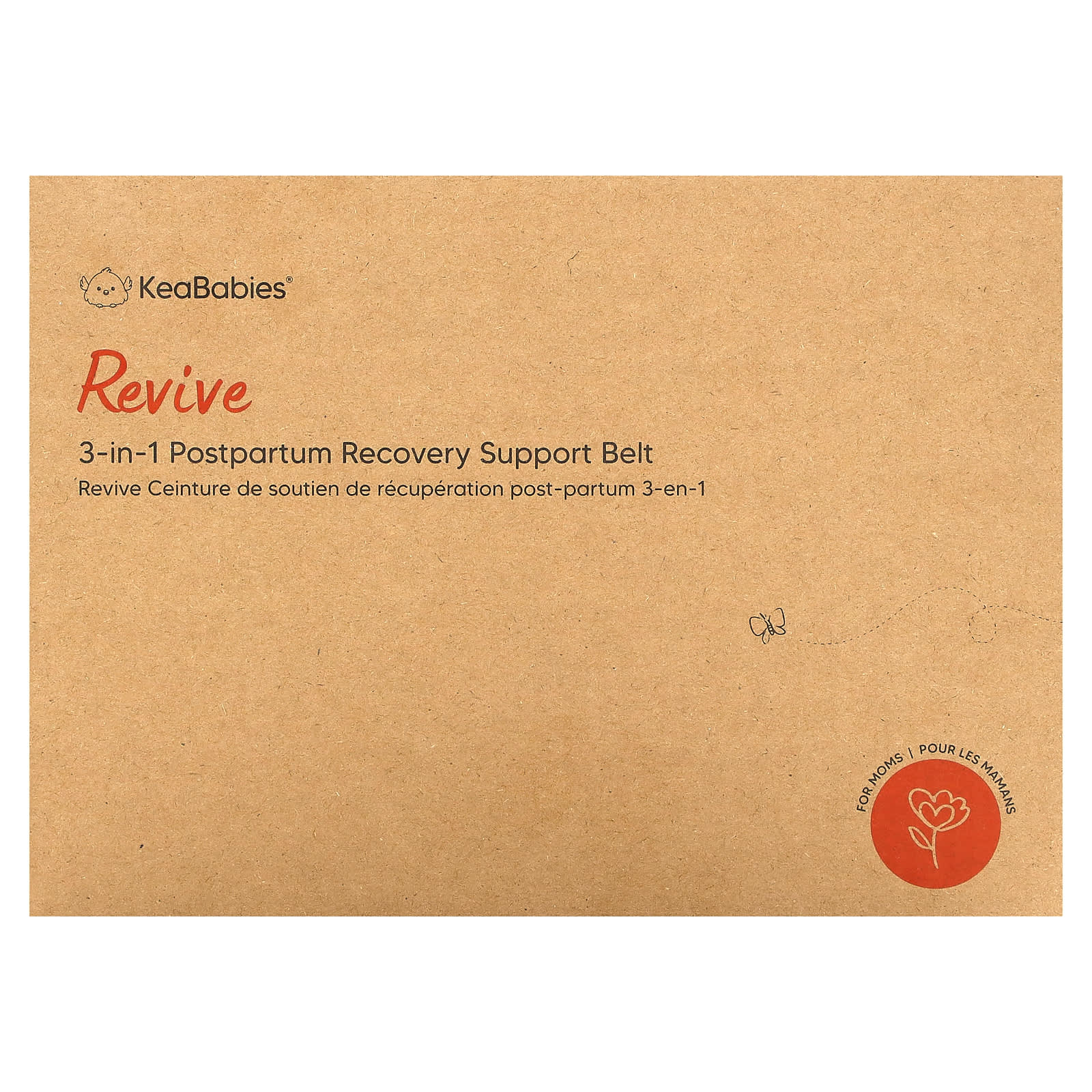 Revive 3-in-1 Postpartum Recovery Support Belt (Matte White)