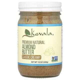 Kevala, Premium Natural Almond Butter, Classic Creamy, 12 oz (340 g)