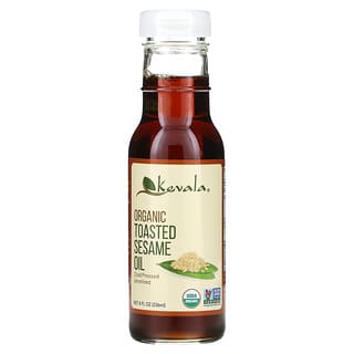 Kevala, Органическое темное кунжутное масло, 8 жидких унций (236 мл)