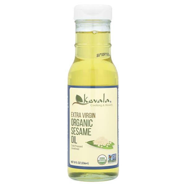 Kevala, Extra Virgin Organic Sesame Oil, 8 fl oz (236 ml)