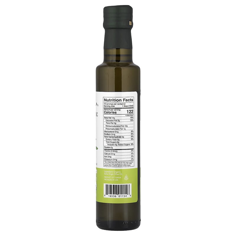 Extra Virgin Organic Olive Oil, 8.5 fl oz (250 ml)