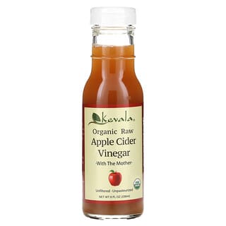 Kevala, Vinagre de sidra de manzana crudo orgánico, Con la madre`` 236 ml (8 oz. Líq.)