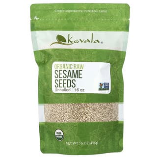 Kevala, Bio syrová sezamová semínka (neloupaná), 454 g