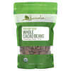 Organic Raw Whole Cacao Beans, 16 oz (454 g)