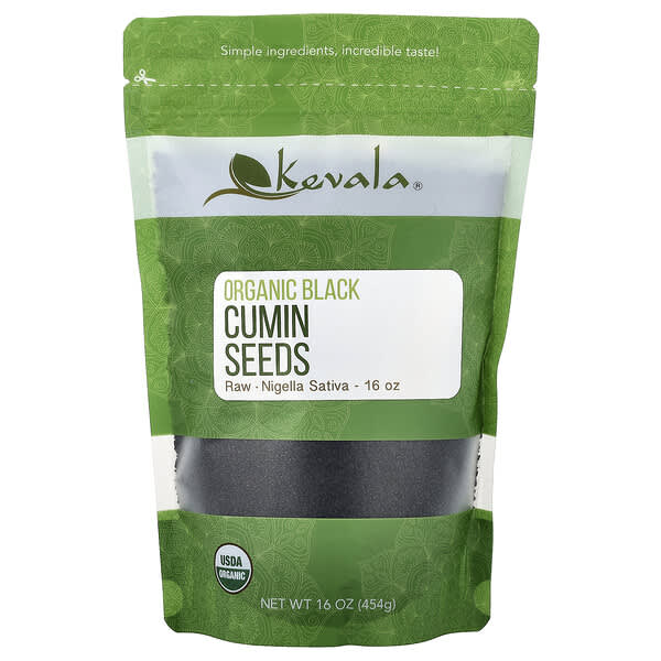 Kevala, Organic Black Cumin Seeds, Raw, 16 oz (454 g)