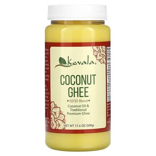 Kevala, 코코넛 기버터(ghee butter), 50/50 혼합물, 500g(17.6oz)
