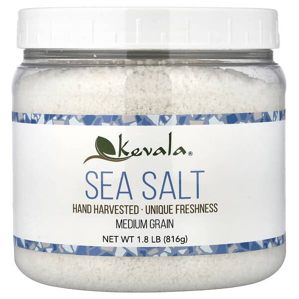 Kevala, Sea Salt, 중간 크기 그레인, 816g(1.8lb)
