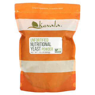 Kevala, Unfortified Nutritional Yeast Powder, 1.5 lb (680 g)