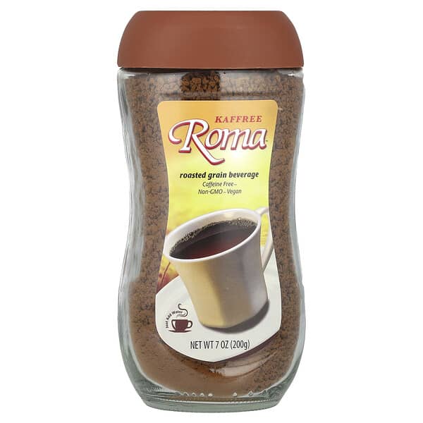 Kaffree Roma, Băutură din cereale prăjite, fără cofeină, 7 oz (200 g)