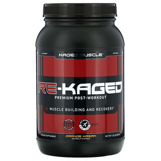 Kaged Muscle, Re-Kaged, Premium Pós-treino, Orange Kream, 834 g (1,84 lb)