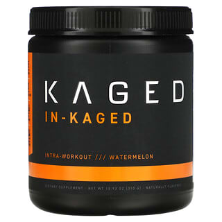 Kaged Muscle, IN-KAGED، للتناول أثناء التمارين الرياضية، بنكهة البطيخ، 10.93 أونصات (310 جم)