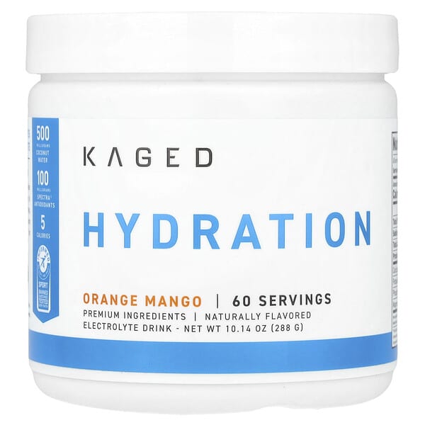 Kaged Hydration, Orange Mango, 10.14 oz (288 g)
