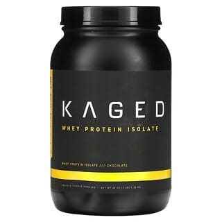 Kaged Muscle, Aislado de proteína de suero de leche, Chocolate, 1,36 kg (3 lb)