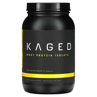Kaged Muscle, بروتين مصل اللبن المعزول، بنكهة الفانيليا، 3 رطلاً (1.36 كجم)