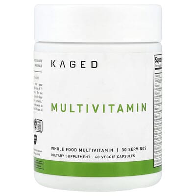 Kaged, Multivitamin, 60 Vegetarian Capsules