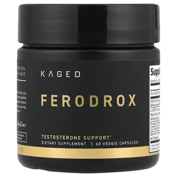 Kaged Ferodrox, 60 Veggie Capsules
