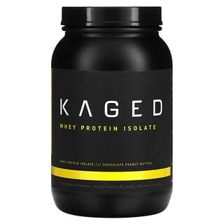 Kaged Muscle, Whey Protein Isolate, Chocolate Peanut Butter, 3 lb (1.35 kg)