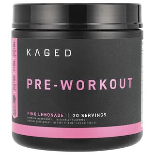 Kaged, PRE-KAGED, Pre-Workout, Pink Lemonade,  1.23 lb (560 g)