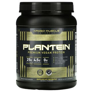 Kaged Muscle, Plantein, Proteína Vegana Premium, Pão de Banana, 526,5 g (18,57 oz)