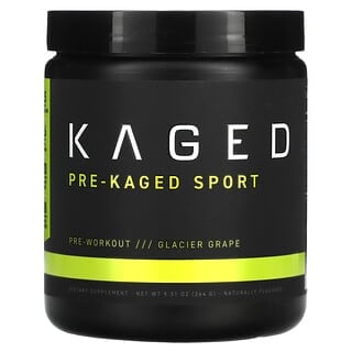 Kaged, PRE-KAGED Sport, Pre-Workout, Glacier Grape, 9.31 oz (264 g)