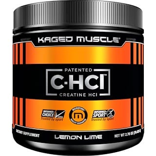 Kaged Muscle, 特許取得済 C-HCL クレアチン、レモンライム、2.70オンス (76.425 g)