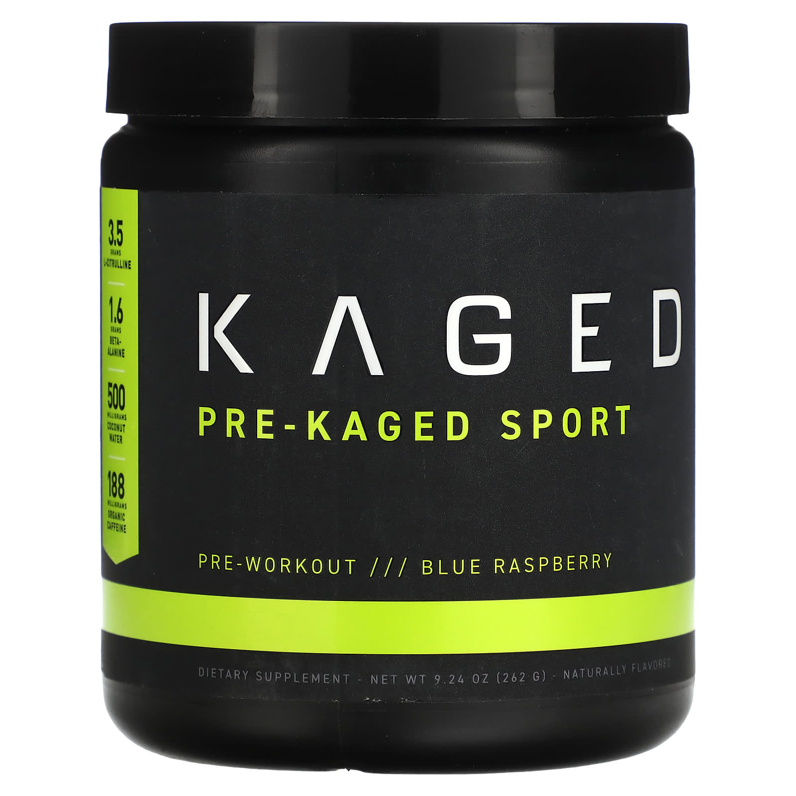 Kaged, PreKaged, Sport PreWorkout, Blue Raspberry, 9.24 oz (262 g)