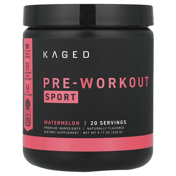 Pre-Workout, Sport, Watermelon, 9.17 oz (260 g)