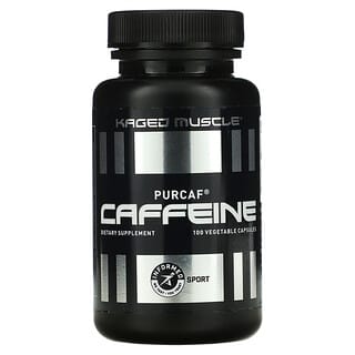 Kaged Muscle, PurCaf, кофеин, 100 растительных капсул