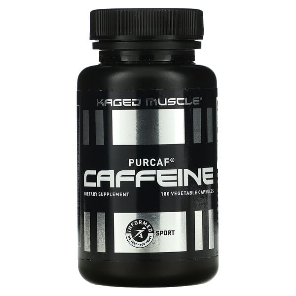 iherb優惠: Kaged Muscle, PurCaf 咖啡萃取