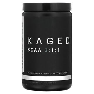 Kaged Muscle, BCAA 2:1:1, Unflavored, 14.1 oz (400 g)