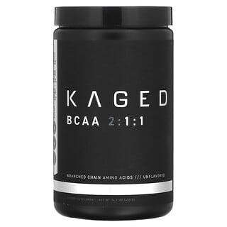 Kaged, BCAA 2:1:1, non aromatizzato, 400 g