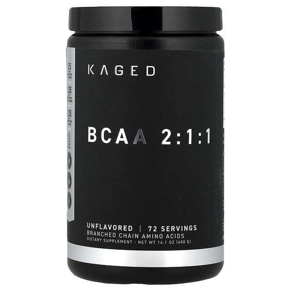 BCAA 2:1:1, Unflavored, 14.1 oz (400 g)