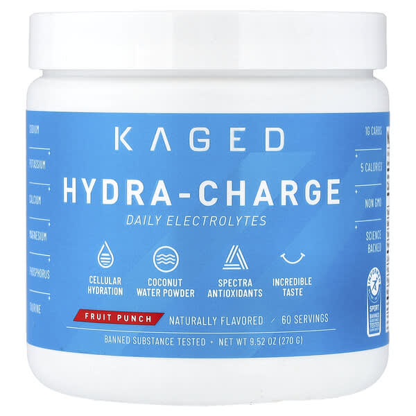 Kaged, Hydra-Charge, Fruit Punch, 9.52 oz (270 g)