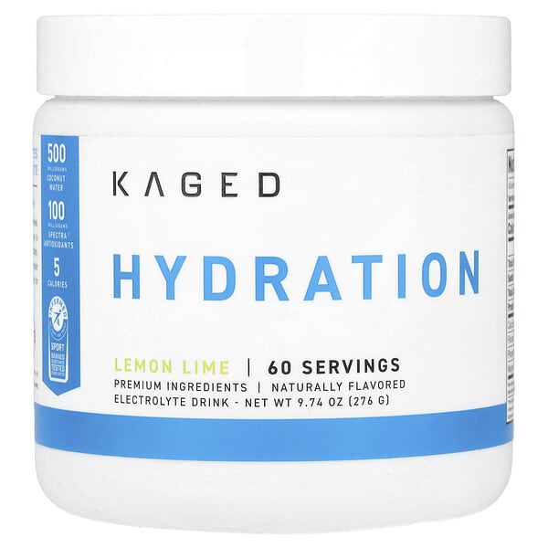 Hydration, Lemon Lime, 9.74 oz (276 g)