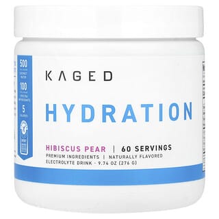 Kaged, Hydratation, Hibiscus et poire, 276 g