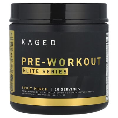 Kaged, Elite Series, Pre-Workout, Fruit Blend, 1.46 lbs (662 g)