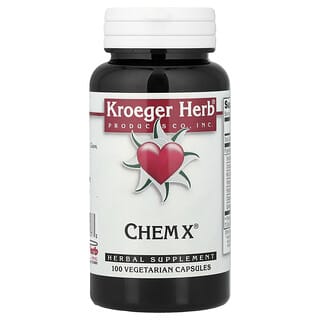 Kroeger Herb Co, Chem X®, 100 kasviskapselia