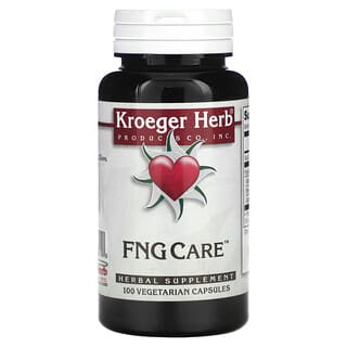 Kroeger Herb Co, FNG Care`` 100 cápsulas vegetales