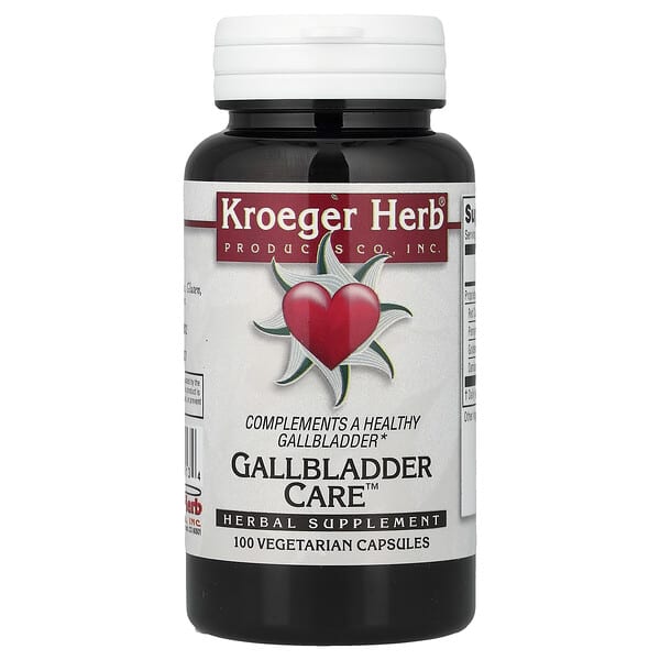 Kroeger Herb Co, gallbladder Care™, 베지 캡슐 100정