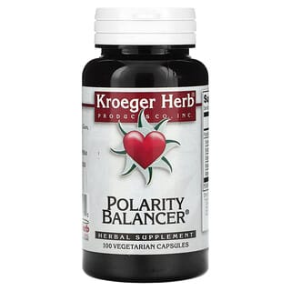 Kroeger Herb Co, Polarity Balancer, 100 Cápsulas Vegetarianas