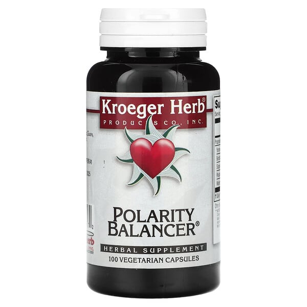 Kroeger Herb Co Polarity Balancer, 100 Vegetarian Capsules